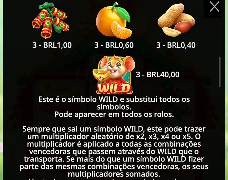 A tela de regras nomeando a volatilidade como média e explic